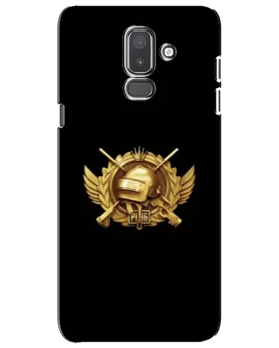 Чехол для Samsung Galaxy J8 2018 (J810) с картинкой «PUBG — оранжевый градиент»