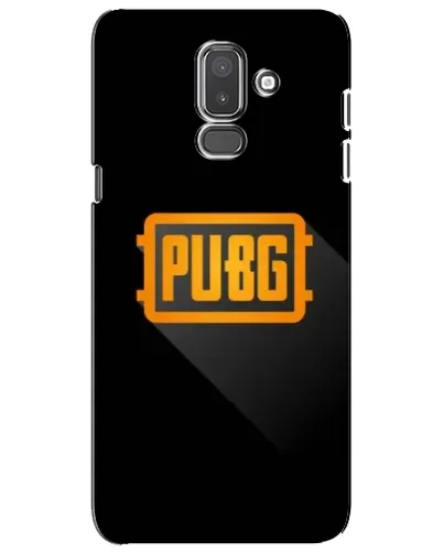 Чехол для Samsung Galaxy J8 2018 (J810) с картинкой «PUBG — рамка лого»