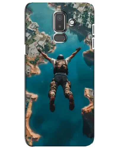 Чехол для Samsung Galaxy J8 2018 (J810) с картинкой «PUBG — свободное падение»