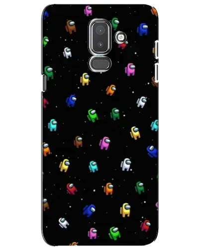 Чехол для Samsung Galaxy J8 2018 (J810) с картинкой «Экипаж Among Us»