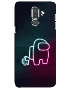 Чехол для Samsung Galaxy J8 2018 (J810) с картинкой «Among Us неон-арт» Чехол для Samsung Galaxy J8 2018 (J810) с картинкой «Among Us неон-арт»