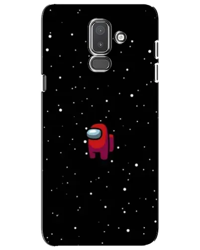 Чехол для Samsung Galaxy J8 2018 (J810) с картинкой «Красный Among Us»