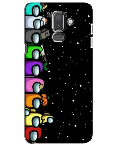 Чехол для Samsung Galaxy J8 2018 (J810) с картинкой «Команда Among Us»