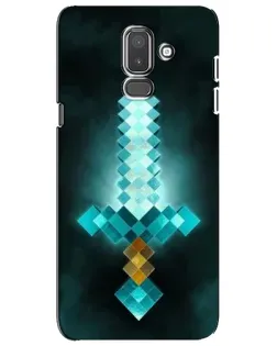 Чехол для Samsung Galaxy J8 2018 (J810) с картинкой «Алмазный меч неон» Чехол для Samsung Galaxy J8 2018 (J810) с картинкой «Алмазный меч неон»