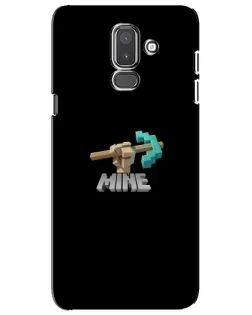 Чехол для Samsung Galaxy J8 2018 (J810) с картинкой «Алмазная кирка» Чехол для Samsung Galaxy J8 2018 (J810) с картинкой «Алмазная кирка»