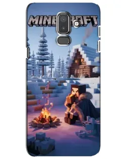 Чехол для Samsung Galaxy J8 2018 (J810) с картинкой «Зимний Minecraft» Чехол для Samsung Galaxy J8 2018 (J810) с картинкой «Зимний Minecraft»