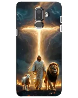 Чехол для Samsung Galaxy J8 2018 (J810) с картинкой «Лев Иуды и Свет» Чехол для Samsung Galaxy J8 2018 (J810) с картинкой «Лев Иуды и Свет»