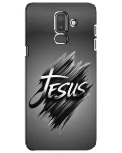Чехол для Samsung Galaxy J8 2018 (J810) с картинкой «Надпись Jesus Graffiti»