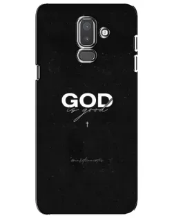 Чехол для Samsung Galaxy J8 2018 (J810) с картинкой «GOD — Бог над всем»