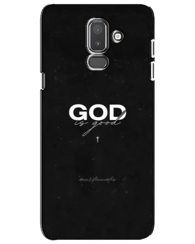 Чехол для Samsung Galaxy J8 2018 (J810) с картинкой «GOD — Бог над всем»