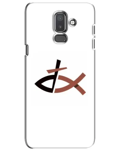 Чехол для Samsung Galaxy J8 2018 (J810) с картинкой «Рыба и крест»