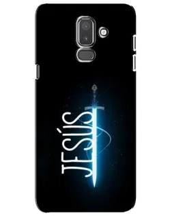 Чехол для Samsung Galaxy J8 2018 (J810) с картинкой «Меч Духа Jesus»
