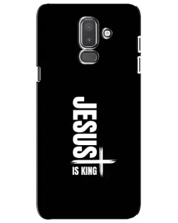 Чехол для Samsung Galaxy J8 2018 (J810) с картинкой «Вертикаль веры Jesus»
