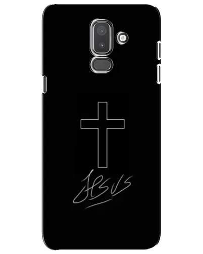 Чехол для Samsung Galaxy J8 2018 (J810) с картинкой «Графический крест Jesus» Чехол для Samsung Galaxy J8 2018 (J810) с картинкой «Графический крест Jesus»