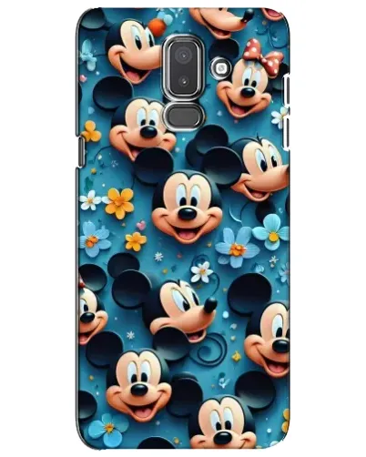 Чехол для Samsung Galaxy J8 2018 (J810) с картинкой «Паттерн Микки и Минни» Чехол для Samsung Galaxy J8 2018 (J810) с картинкой «Паттерн Микки и Минни»