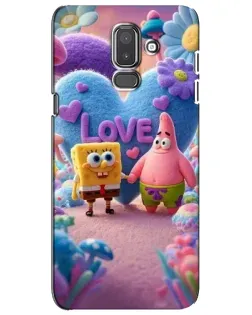 Чехол для Samsung Galaxy J8 2018 (J810) с картинкой «Губка Боб Патрик»