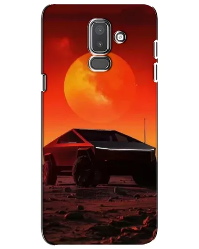 Чехол для Samsung Galaxy J8 2018 (J810) с картинкой «Cybertruck на Марсе»