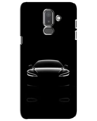 Чехол для Samsung Galaxy J8 2018 (J810) с картинкой «Силуэт Tesla Night»