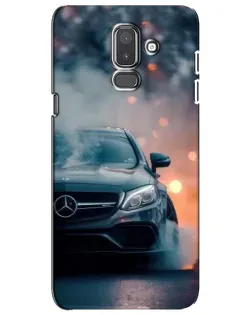 Чехол для Samsung Galaxy J8 2018 (J810) с картинкой «Mercedes — ночной город»