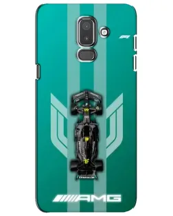 Чехол для Samsung Galaxy J8 2018 (J810) с картинкой «Mercedes AMG Petronas»