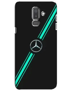 Чехол для Samsung Galaxy J8 2018 (J810) с картинкой «Спортивные линии Mercedes»