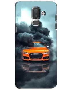 Чехол для Samsung Galaxy J8 2018 (J810) с картинкой «Audi в облаках дыма»