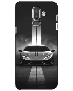 Чехол для Samsung Galaxy J8 2018 (J810) с картинкой «Lamborghini симметрия дорог»