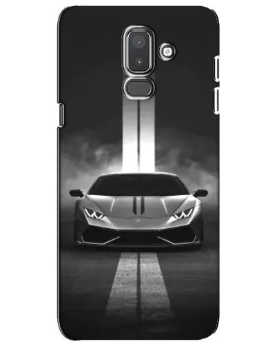 Чехол для Samsung Galaxy J8 2018 (J810) с картинкой «Lamborghini симметрия дорог»