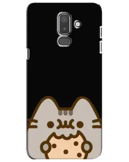 Чехол для Samsung Galaxy J8 2018 (J810) с картинкой «Пушин на черном» Чехол для Samsung Galaxy J8 2018 (J810) с картинкой «Пушин на черном»