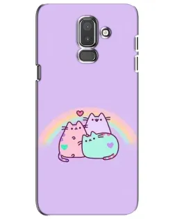 Чехол для Samsung Galaxy J8 2018 (J810) с картинкой «Радужные Пушины» Чехол для Samsung Galaxy J8 2018 (J810) с картинкой «Радужные Пушины»