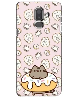 Чехол для Samsung Galaxy J8 2018 (J810) с картинкой «Пушин на пончике» Чехол для Samsung Galaxy J8 2018 (J810) с картинкой «Пушин на пончике»