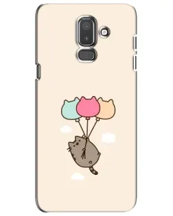 Чехол для Samsung Galaxy J8 2018 (J810) с картинкой «Пушин на шариках» Чехол для Samsung Galaxy J8 2018 (J810) с картинкой «Пушин на шариках»