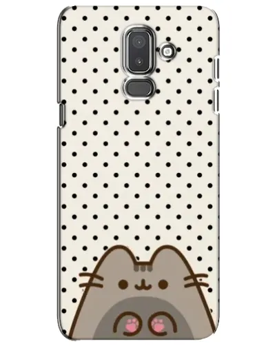 Чехол для Samsung Galaxy J8 2018 (J810) с картинкой «Пушин в горошек»