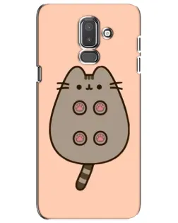 Чехол для Samsung Galaxy J8 2018 (J810) с картинкой «Пушин пузиком кверху» Чехол для Samsung Galaxy J8 2018 (J810) с картинкой «Пушин пузиком кверху»