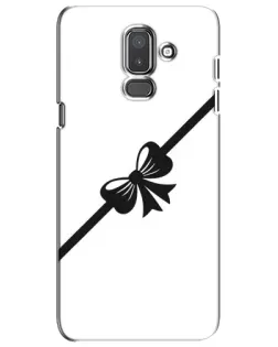 Чехол для Samsung Galaxy J8 2018 (J810) с картинкой «Диагональный бант» Чехол для Samsung Galaxy J8 2018 (J810) с картинкой «Диагональный бант»