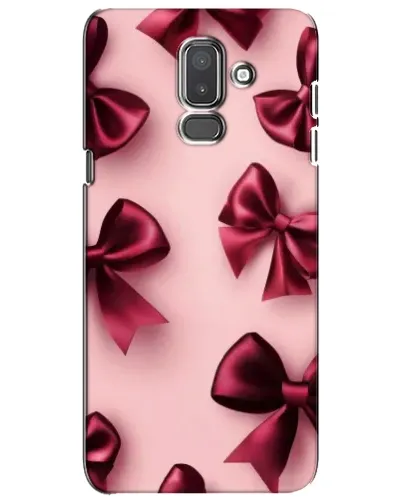 Чехол для Samsung Galaxy J8 2018 (J810) с картинкой «Бордовый атлас»