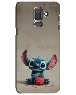 Чехол для Samsung Galaxy J8 2018 (J810) с картинкой «Стич на коричневом фоне» Чехол для Samsung Galaxy J8 2018 (J810) с картинкой «Стич на коричневом фоне»