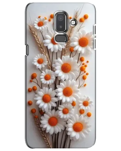 Чехол для Samsung Galaxy J8 2018 (J810) с картинкой «Белые сухоцветы» Чехол для Samsung Galaxy J8 2018 (J810) с картинкой «Белые сухоцветы»