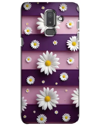 Чехол для Samsung Galaxy J8 2018 (J810) с картинкой «Ромашки на фиолетовом» Чехол для Samsung Galaxy J8 2018 (J810) с картинкой «Ромашки на фиолетовом»