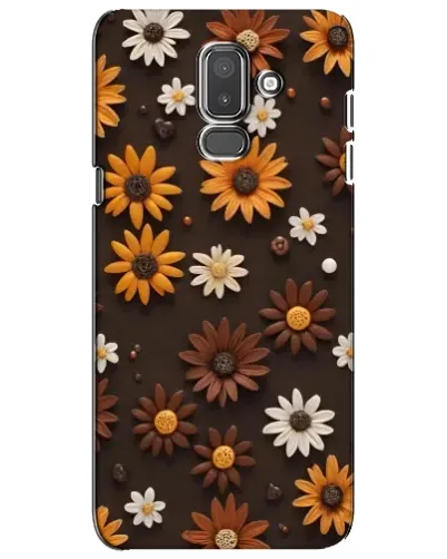 Чехол для Samsung Galaxy J8 2018 (J810) с картинкой «Узор из маленьких подсолнухов» Чехол для Samsung Galaxy J8 2018 (J810) с картинкой «Узор из маленьких подсолнухов»