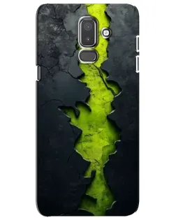 Чехол для Samsung Galaxy J8 2018 (J810) с картинкой «Салатовый разлом скалы» Чехол для Samsung Galaxy J8 2018 (J810) с картинкой «Салатовый разлом скалы»