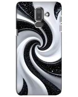 Чехол для Samsung Galaxy J8 2018 (J810) с картинкой «Черно-белая спираль» Чехол для Samsung Galaxy J8 2018 (J810) с картинкой «Черно-белая спираль»