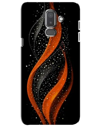 Чехол для Samsung Galaxy J8 2018 (J810) с картинкой «Огненная звездная волна»