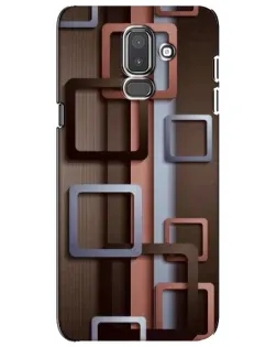 Чехол для Samsung Galaxy J8 2018 (J810) с картинкой «Коричневые объемные квадраты» Чехол для Samsung Galaxy J8 2018 (J810) с картинкой «Коричневые объемные квадраты»