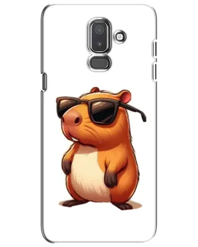 Чехол для Samsung Galaxy J8 2018 (J810) с картинкой «Капибара в очках» Чехол для Samsung Galaxy J8 2018 (J810) с картинкой «Капибара в очках»