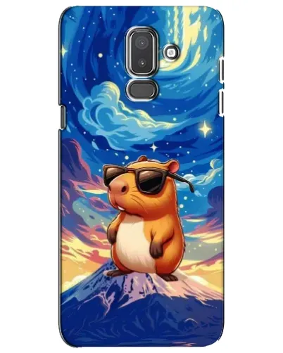 Чехол для Samsung Galaxy J8 2018 (J810) с картинкой «Капибара Ван Гога» Чехол для Samsung Galaxy J8 2018 (J810) с картинкой «Капибара Ван Гога»