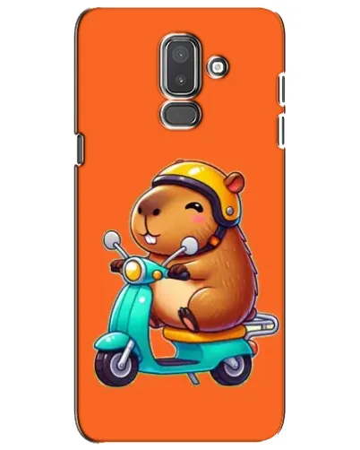 Чехол для Samsung Galaxy J8 2018 (J810) с картинкой «Капибара на скутере» Чехол для Samsung Galaxy J8 2018 (J810) с картинкой «Капибара на скутере»