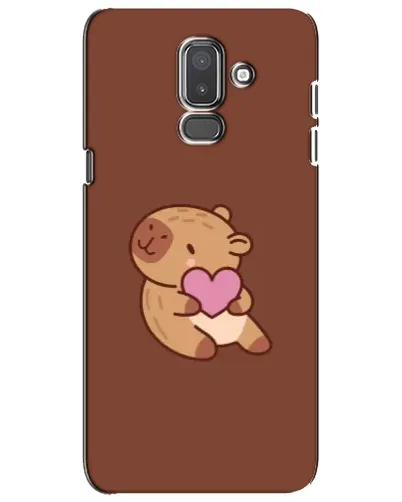 Чехол для Samsung Galaxy J8 2018 (J810) с картинкой «Капибара с сердцем» Чехол для Samsung Galaxy J8 2018 (J810) с картинкой «Капибара с сердцем»