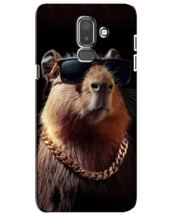 Чохол для Samsung Galaxy J8 2018 (J810) з картинкою «Капібара золотий ланцюг» Чохол для Samsung Galaxy J8 2018 (J810) з картинкою «Капібара золотий ланцюг»