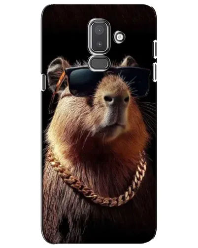 Чехол для Samsung Galaxy J8 2018 (J810) с картинкой «Капибара золотая цепь» Чехол для Samsung Galaxy J8 2018 (J810) с картинкой «Капибара золотая цепь»